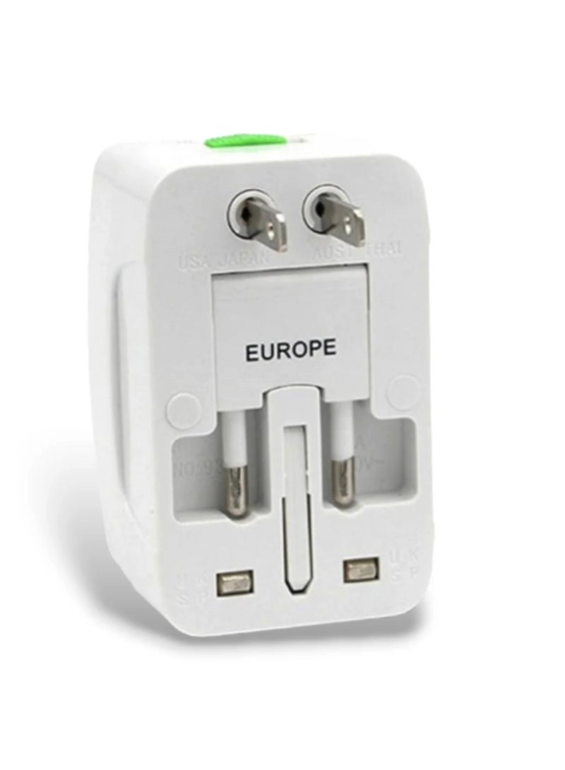 Yuwell 1 Piece Universal Travel Adapter Worldwide All-in-One Plug, European Universal Power Adapter Without USB, International Wall Charger for UK EU USA Australia Asia, Compact Travel Plug for Hotels Business & Vacation - Image 4